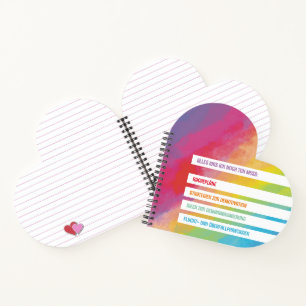 Deutsche Anmerkung Buch: Scheidung zu tun Notizblock