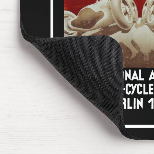 Deutsche Art Deco Auto Show Mousepad (Ecke)