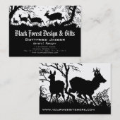 Deutsche Artrotwild des alten Bayerns Visitenkarte (Vorne/Hinten)