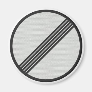 Deutsche Autobahn No Speed Limits Road Sign Magnet