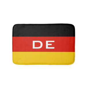 Deutsche Badezimmerwolldecke der Flaggenbadmatte   Badematte