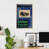 Deutsche Bahn Plakat Dessau Waggonfabrik (Heimbüro)