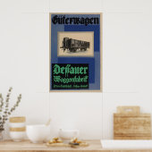 Deutsche Bahn Plakat Dessau Waggonfabrik (Küche)