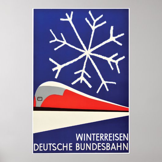 Deutsche Bahn Reiseposter Winterreisen mit Poster (Vorne)