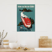 Deutsche Bahn TEE Plakat Vintage Hochgeschwindigke (Küche)