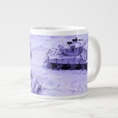 Deutsche Banken in der Schneediorama-Tasse Jumbo-Tasse (Vorderseite Rechts)