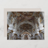 Deutsche barocke Kathedrale Postkarte (Vorne/Hinten)
