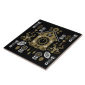 Deutsche Bauernmalerei Kunst Fliese (Seite)