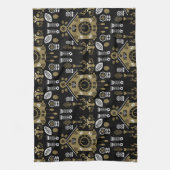 Deutsche Bauernmalerei Kunst Geschirrtuch (Vertikal)