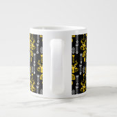 Deutsche Bauernmalerei Kunst Jumbo-Tasse (Rückseite)