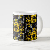 Deutsche Bauernmalerei Kunst Jumbo-Tasse (Vorderseite Rechts)
