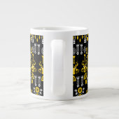 Deutsche Bauernmalerei Kunst Jumbo-Tasse (Rückseite)