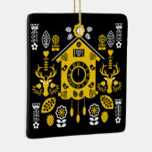 Deutsche Bauernmalerei Kunst Keramikornament (Rechts)