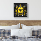 Deutsche Bauernmalerei Kunst Leinwanddruck (Insitu (Schlafzimmer))