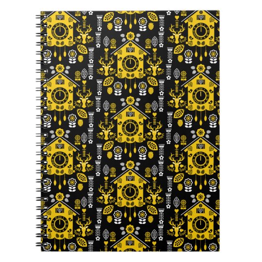 Deutsche Bauernmalerei Kunst Notizblock (Vorderseite)