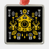 Deutsche Bauernmalerei Kunst Ornament Aus Metall (Vorne)