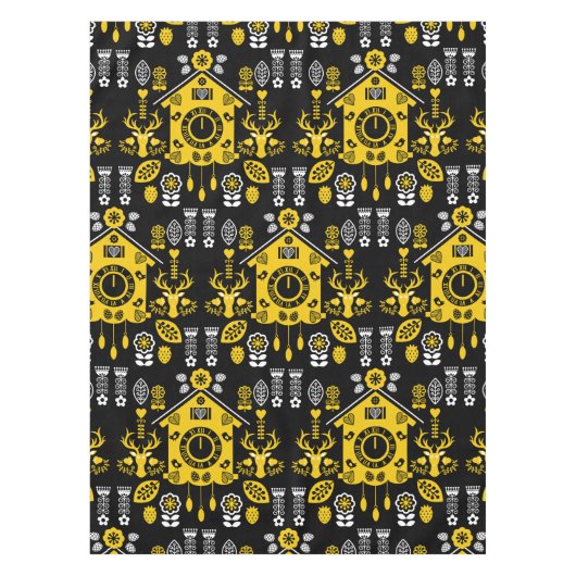 Deutsche Bauernmalerei Kunst Tischdecke (Vorderseite)
