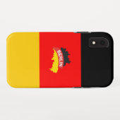 Deutsche Berlin-Flagge Case-Mate iPhone Hülle (Rückseite (Horizontal))