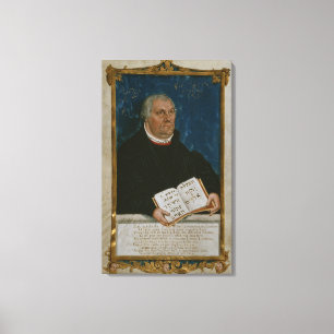 Deutsche Bibel von Luthers Übersetzung, 1561 Leinwanddruck