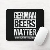 Deutsche Biere sind wichtig Mousepad (Mit Mouse)