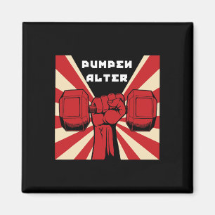 Deutsche Bodybuilding Workout Gym Propaganda Magnet