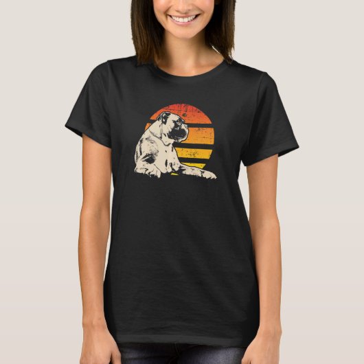 Deutsche Boxer Hunde-Rasse 24 T-Shirt (Vorderseite)