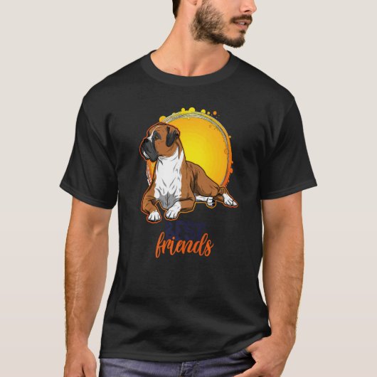 Deutsche Boxer-Hunde-Rasse 3 T-Shirt (Vorderseite)