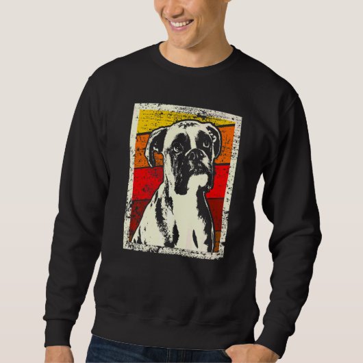 Deutsche Boxer-Hunderasse  15 Sweatshirt (Vorderseite)