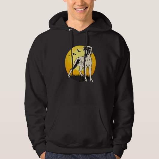 Deutsche Boxer-Hunderasse  29 Hoodie (Vorderseite)