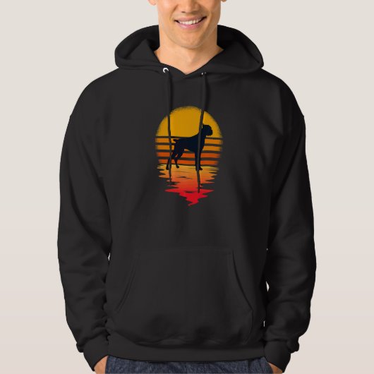 Deutsche Boxer-Hunderasse  44 Hoodie (Vorderseite)