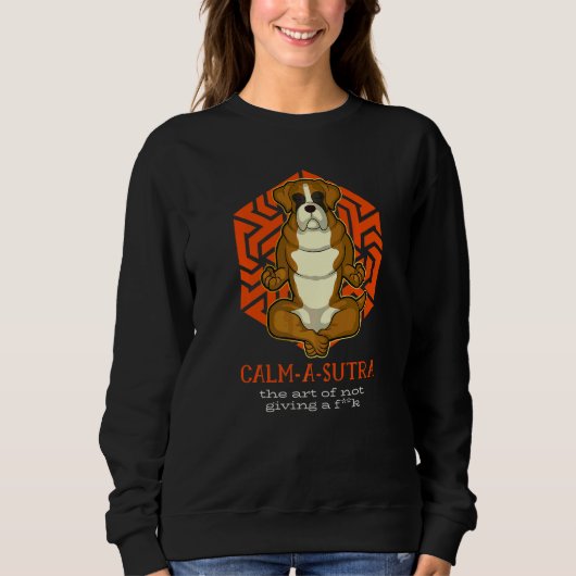 Deutsche Boxer-Hunderasse 54 Sweatshirt (Vorderseite)