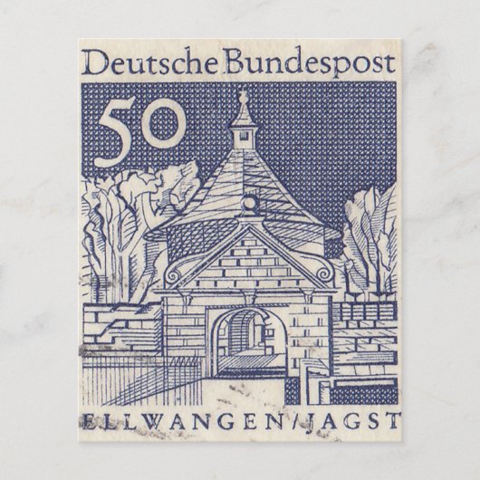Deutsche Briefmarke Bundespost (Vorderseite)