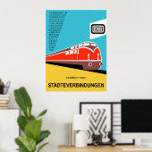 Deutsche Bundesbahn Plakat 1963 (Heimbüro)