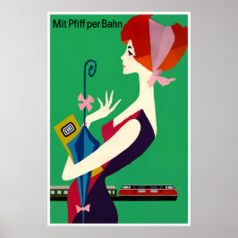 Deutsche Bundesbahn-Reiseplakat Poster