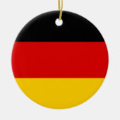 Deutsche Bundesflagge Keramik Ornament (Vorne)