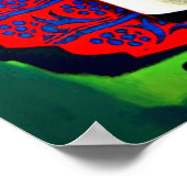 Deutsche Bundesstaatliche Eisenbahn-Reiseplakat Poster (Ecke)