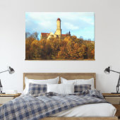 Deutsche Burg - Bamberg Altenburg Leinwanddruck (Insitu (Schlafzimmer))