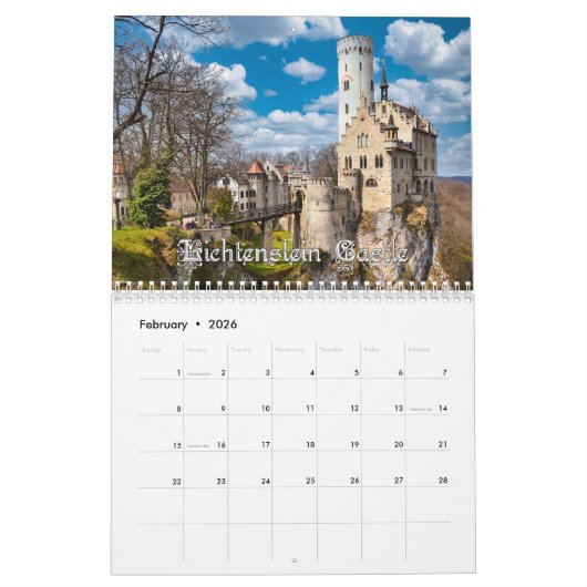 Deutsche Burgen Kalender (Feb 2026)