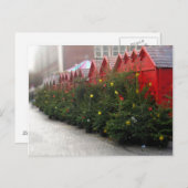 Deutsche Christkindlmarkt Postkarte (Vorne/Hinten)