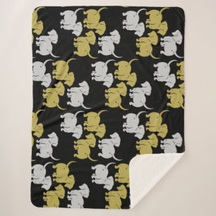 Deutsche Dackel-Hundsmuster Sherpadecke