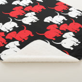 Deutsche Dackel-Hundsmuster Sherpadecke (3/4)