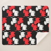 Deutsche Dackel-Hundsmuster Sherpadecke (Vorderseite (Horizontal))