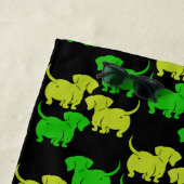 Deutsche Dackel-Hundsmuster Strandtuch (Beispiel)