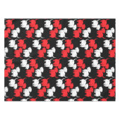 Deutsche Dackel-Hundsmuster Tischdecke (Vorderseite (Horizontal))