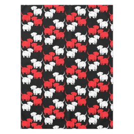 Deutsche Dackel-Hundsmuster Tischdecke