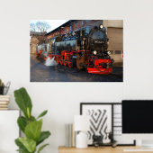Deutsche Dampflokomotive Poster (Heimbüro)