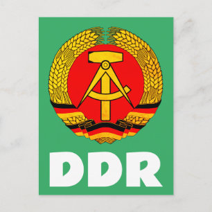 Deutsche Demokratische Republik (DDR, DDR) Ostdeut Postkarte