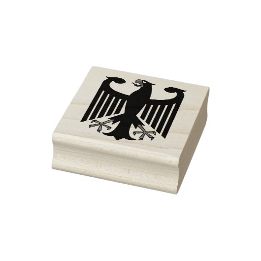 Deutsche/Deutschland Föderation schwarzer Adler Gummistempel (Stempel)