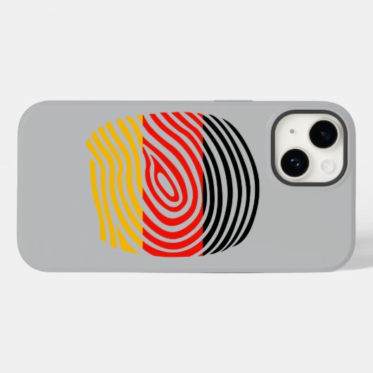 Deutsche DNA Case-Mate iPhone Hülle (Rückseite (Horizontal))