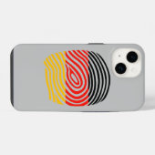 deutsche DNA iPhone Hülle (Rückseite (Horizontal))